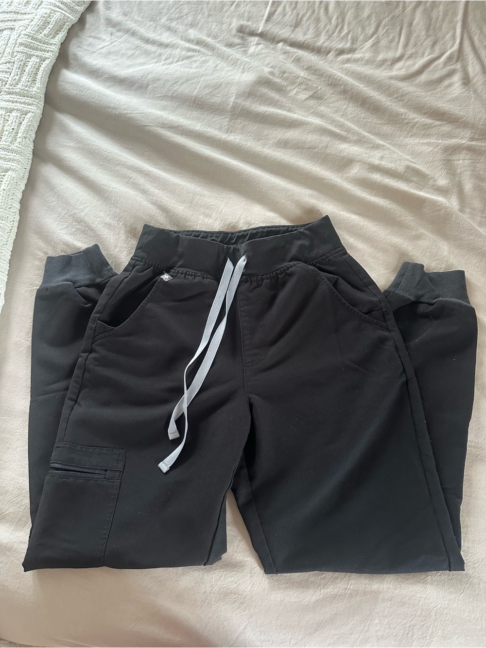 Figs Black Zamora Jogger high rise Scrub bottoms